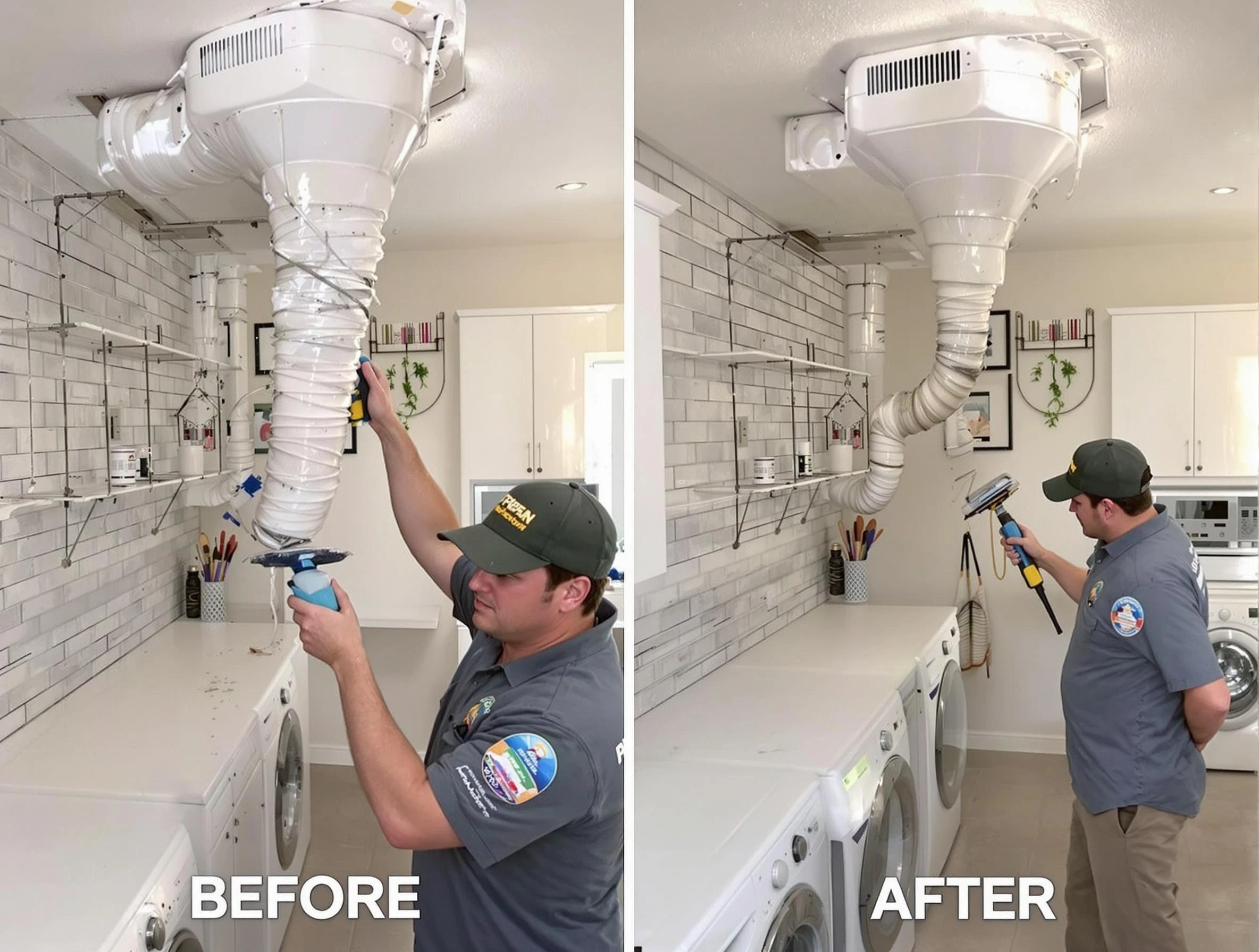 Professional dryer exhaust vent cleaning by Needham Dryer Vent Cleaning in Needham